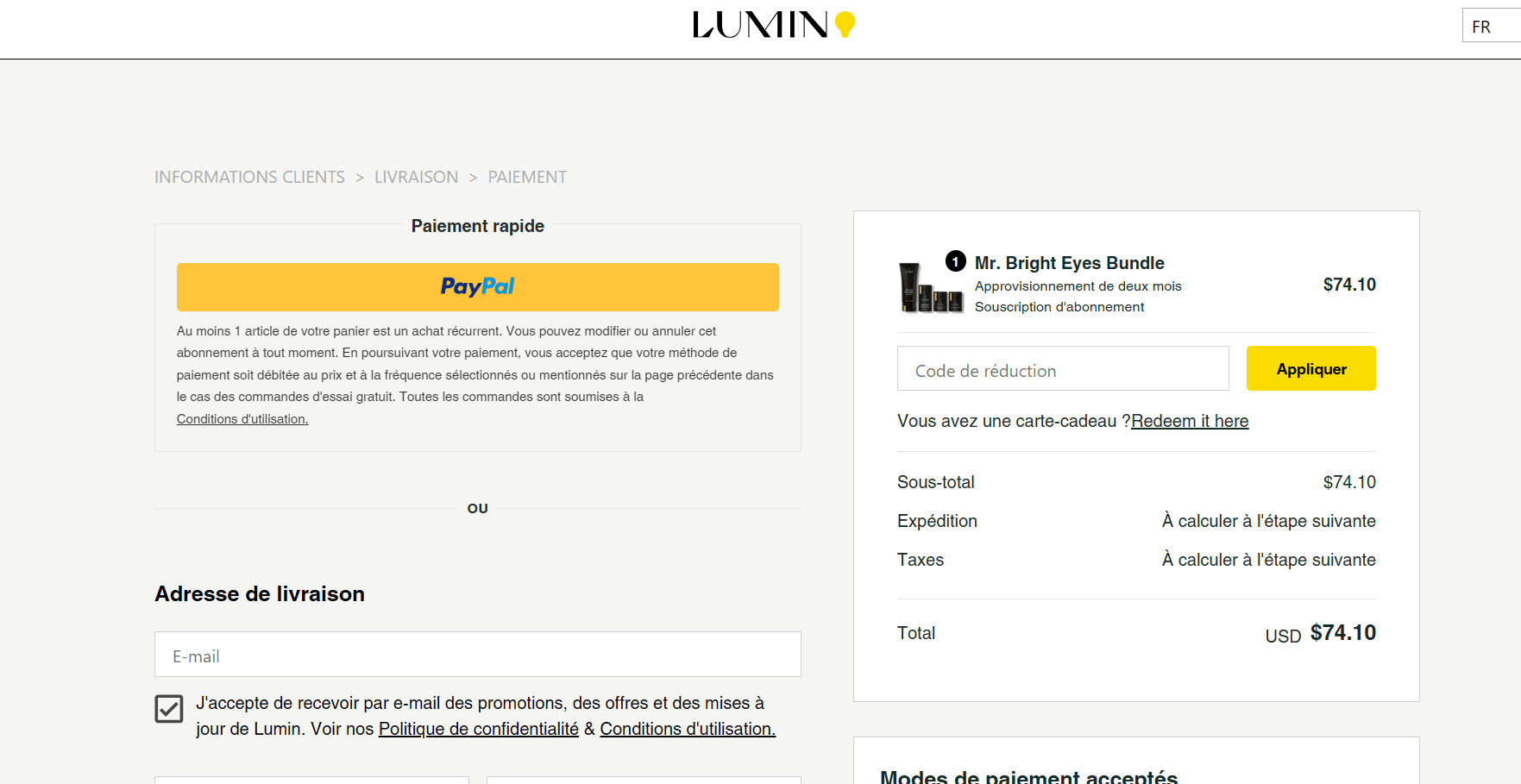 How to apply Lumin coupon code